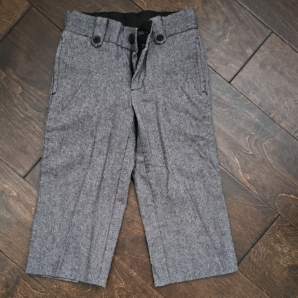 Janie and Jack Gray Kids Formal Pants